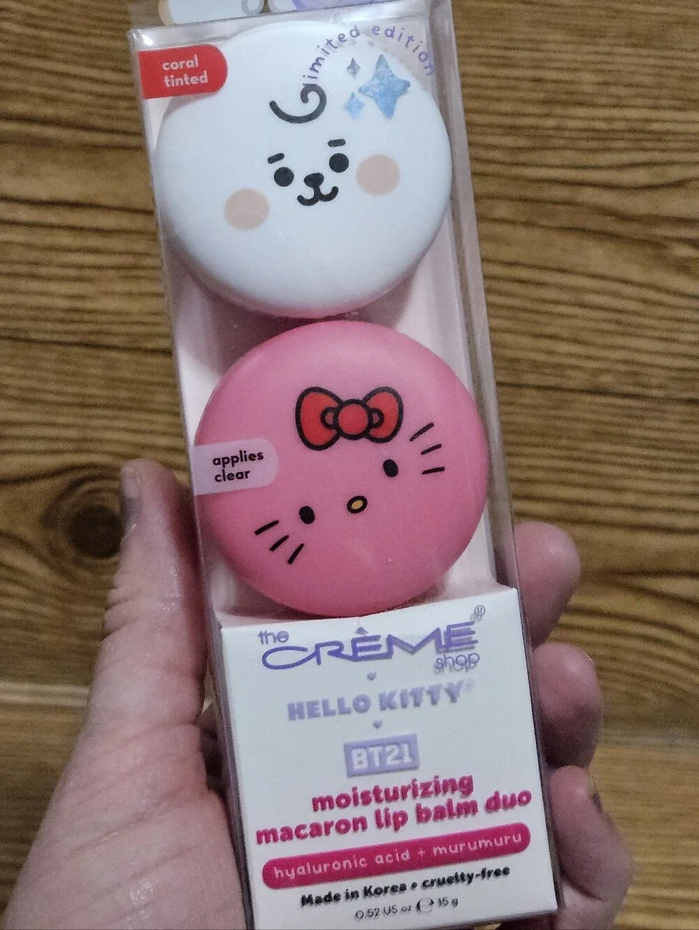Hello Kitty Creme Shop Macaron Lip Duo Set